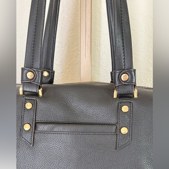 Lodis San Tropez Leather Handbag with Gold Hardware + Wallet - Picture 7 of 16